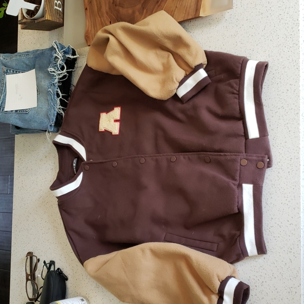 Shein letterman jacket size m